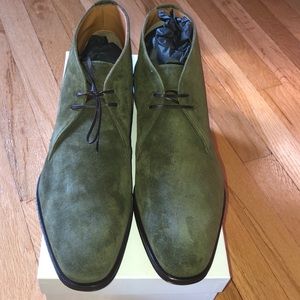 Brook brothers velour short boots for men